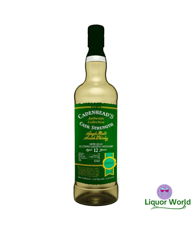 Aultmore Glenlivet 2006 12 Year Old Cadenhead Cask Strength Single Malt Scotch Whisky 700mL - Liquorworld