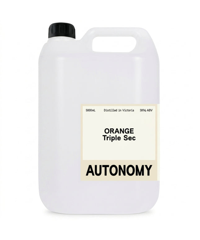 Autonomy Australian Orange Triple Sec Liqueur 5lt