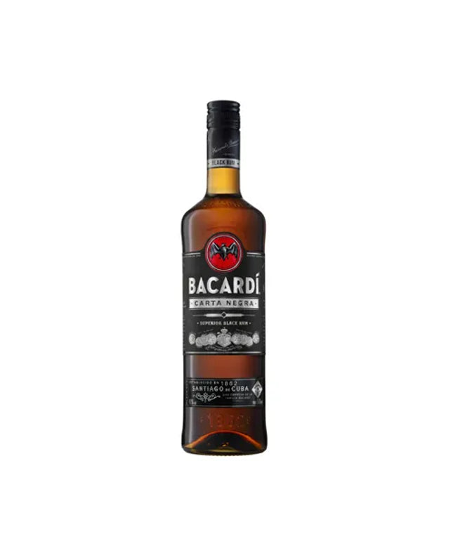 Bacardi Black Carta Negra Superior Black Rum 1L - Liquorworld