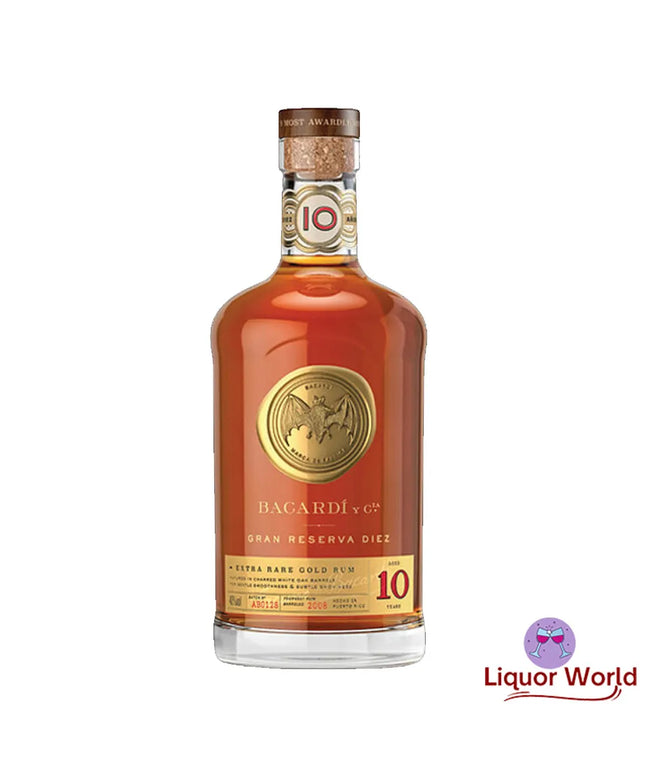 Bacardi Gran Reserva Extra Rare 10 Year Old Gold Rum 1Lt - Liquorworld