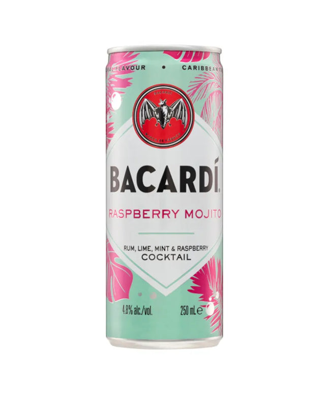 Bacardi Raspberry Mojito 250ml (24 Pack) - Liquorworld
