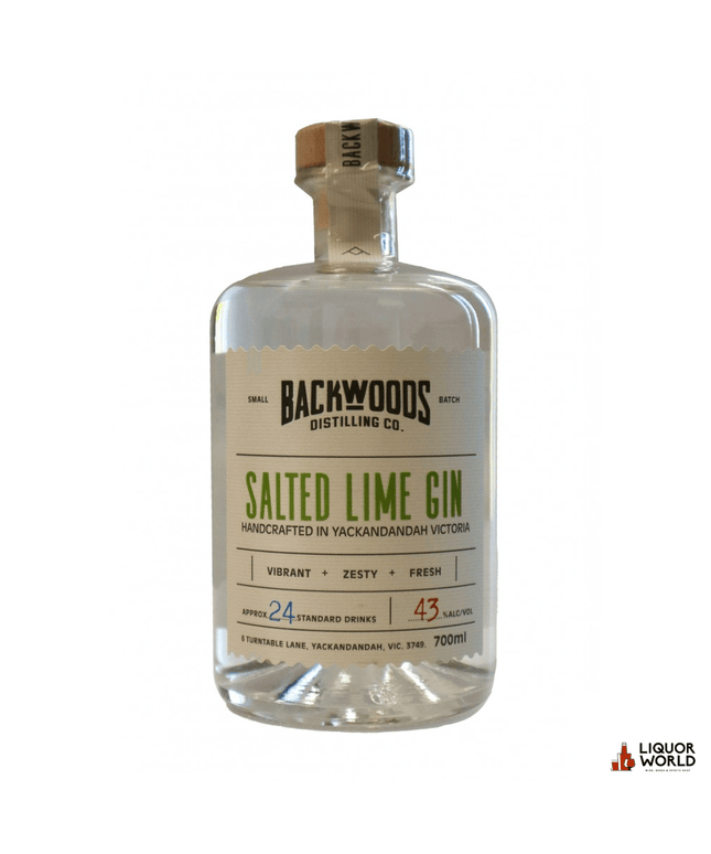 Backwoods Salted Lime Gin 700ml - Liquorworld