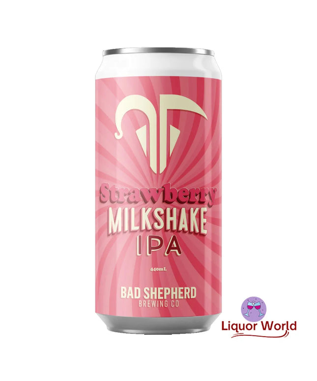 Bad Shepherd Strawberry Milkshake IPA 440ml (16 Pack) - Liquorworld