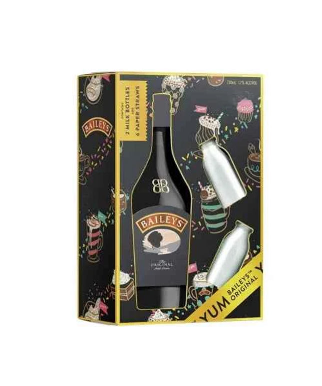 Baileys Original Irish Cream Liqueur Milk Glass Gift Pack 700ml