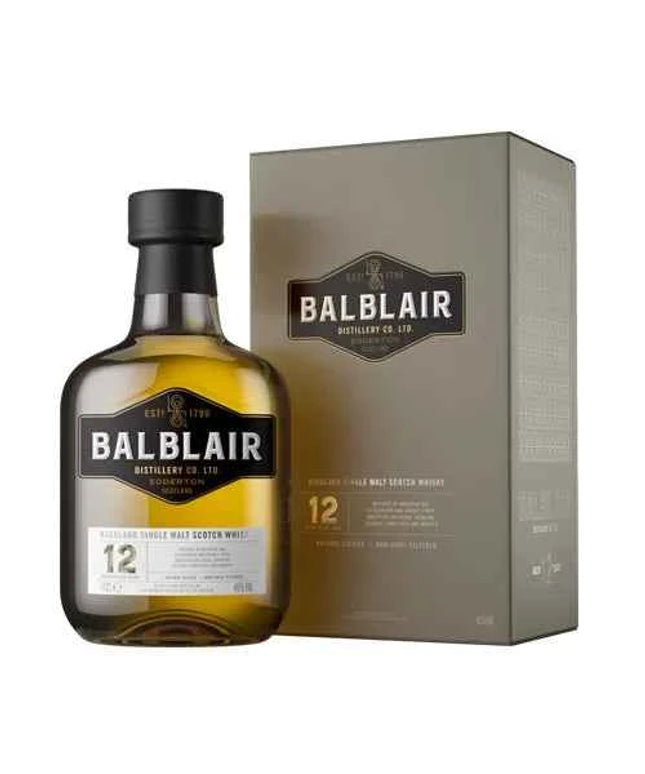 Balblair 12 Years Old Single Malt Scotch Whisky 700mL