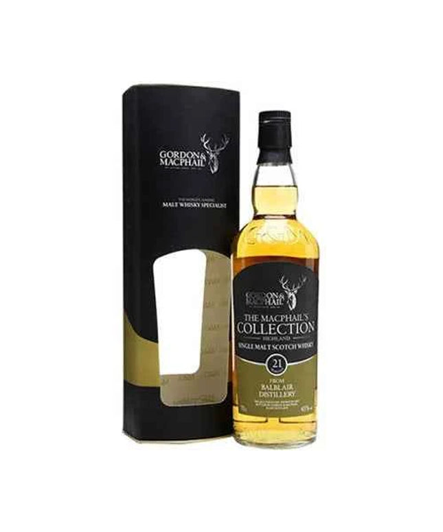 Balblair 21 year old G&M Macphail Collection Single Malt Scotch Whisky 700ml