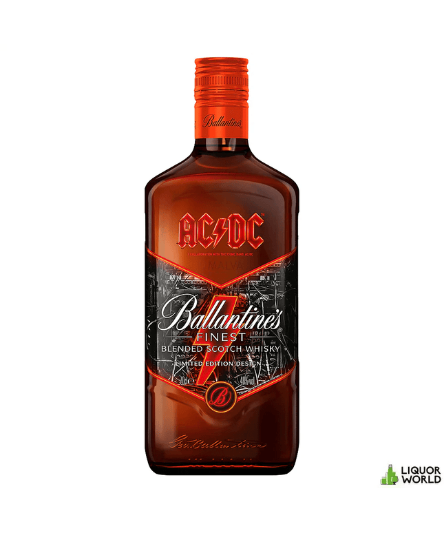 Ballantines Finest AC/DC True Music Icon Limited Edition Design Blended Scotch Whisky 700mL - Liquorworld