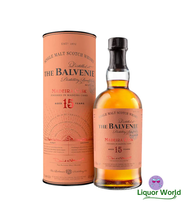 Balvenie 15 Year Old Madeira Cask Single Malt Scotch Whisky 700mL - Liquorworld