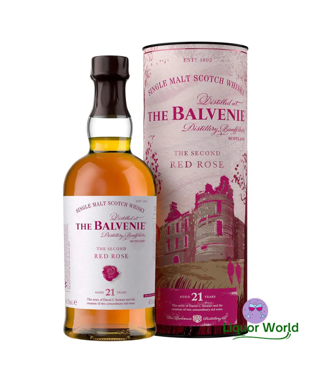 Balvenie 21 Year Old The Second Red Rose Single Malt Scotch Whisky 700mL - Liquorworld