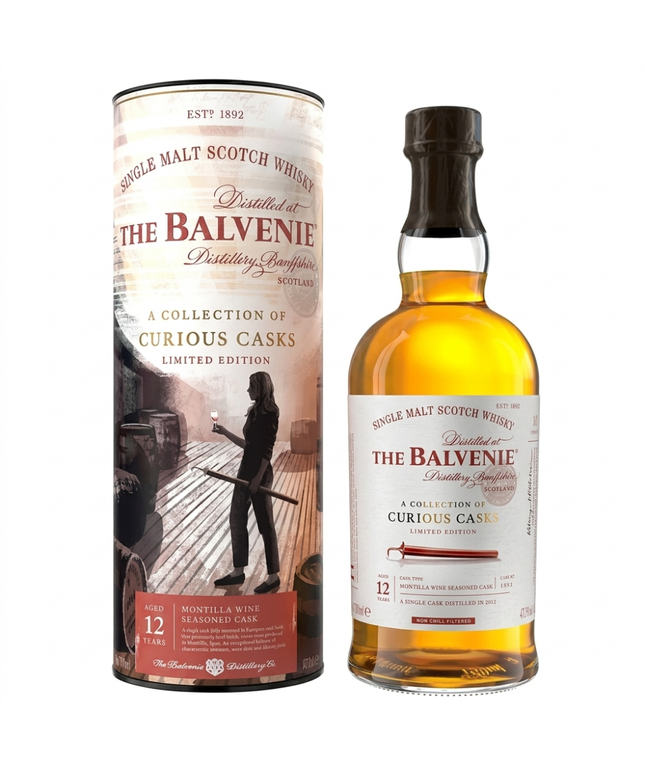 Balvenie 12 Year Old Montilla Wine Cask Finish Single Malt Scotch Whisky 700mL