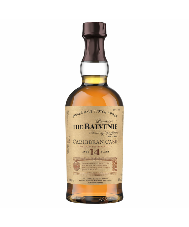 Balvenie 14 Year Old Carribean Cask Single Malt Scotch Whisky 700mL