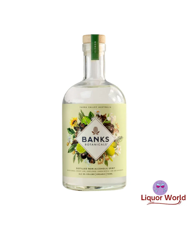Banks Botanicals Citron Distilled Non Alcoholic Spirit 700ml - Liquorworld