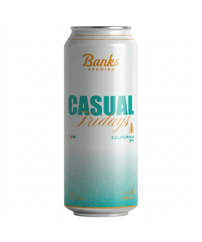 Banks Brewing Casual Fridays California West Coast IPA Beer 500ml X 12