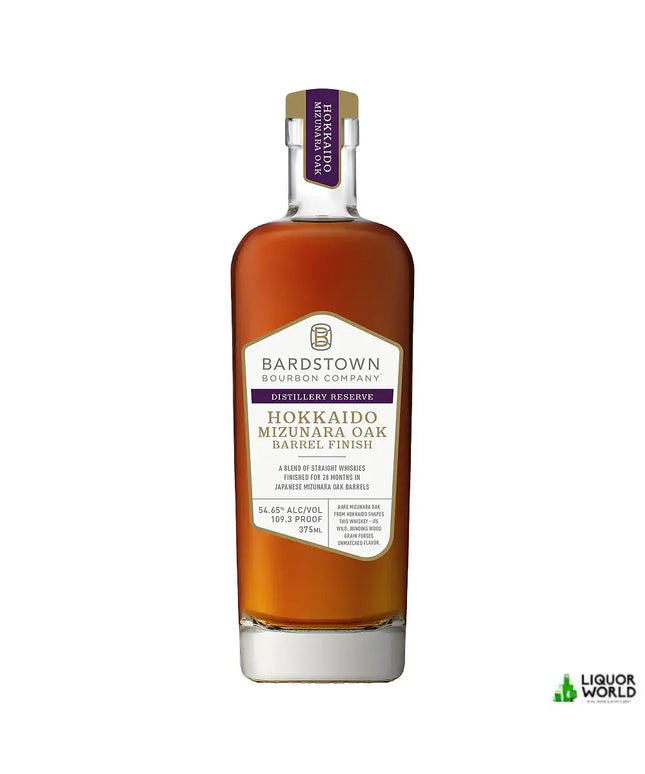 Bardstown Bourbon Company Distillery Reserve Hokkaido Mizunara Oak Barrel Finish Blended Straight Cask Strength Whiskey 375mL - Liquorworld