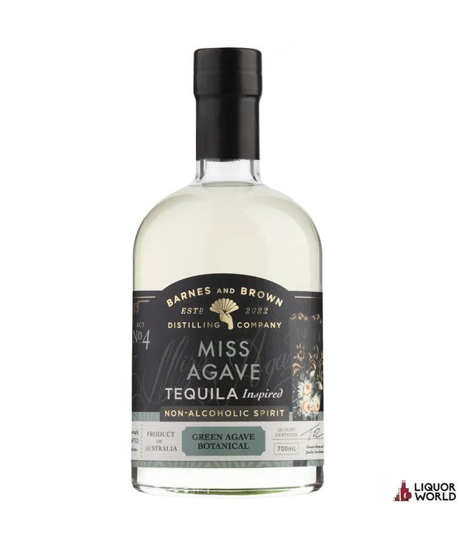 Barnes & Brown Miss Agave Tequila Inspired Non Alcoholic Spirit 700ml - Liquorworld
