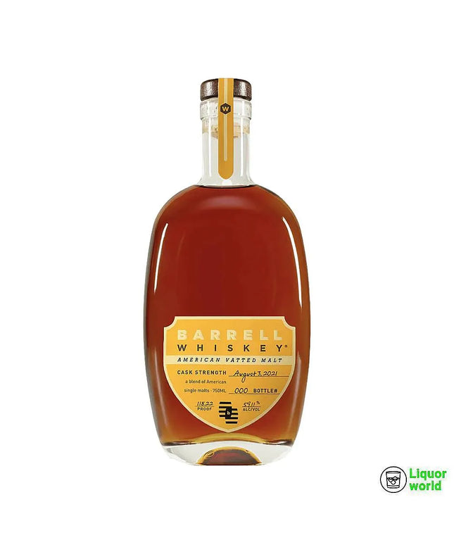 Barrell American Vatted Malt Cask Strength Blended American Single Malt Whiskey 750mL