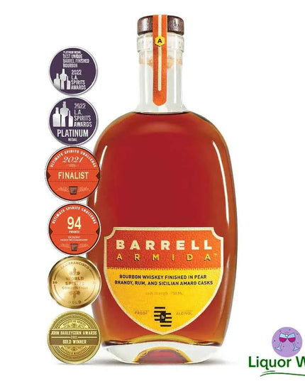 Barrell Armida Pear Brandy, Rum & Sicilian Amaro Cask Finish Blended Bourbon Whiskey 750mL
