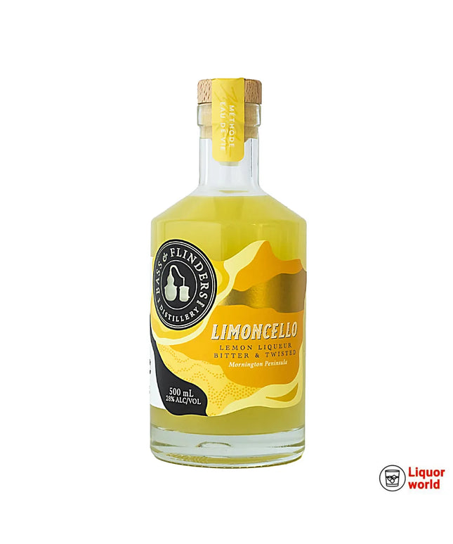 Bass And Flinders Limoncello Liqueur 500ml - Liquorworld