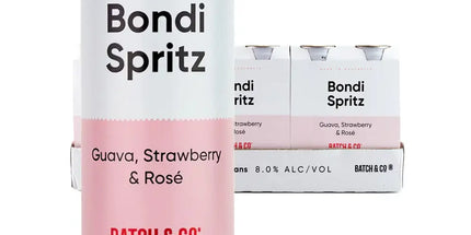 Batch & Co Bondi Spritz 8% Guava Strawberry & Rose 24 x 250mL Cans - Liquorworld