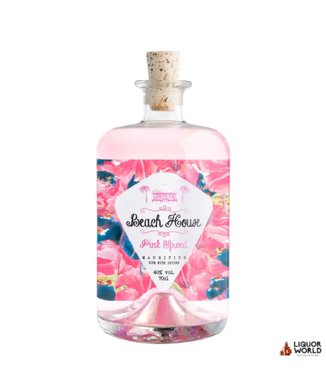 Beach House Pink Spiced Rum (hibiscus, Blackcurrant) 700ml - Liquorworld