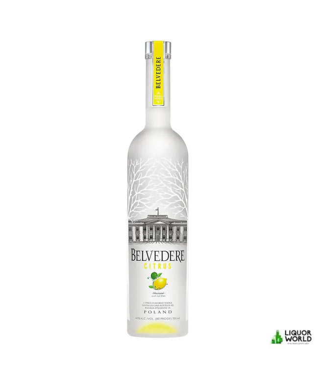 Belvedere Citrus Flavoured Polish Vodka 700mL - Liquorworld