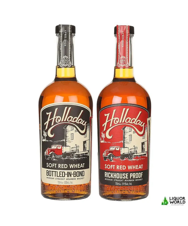 Ben Holladay 6 Year Old Soft Red Wheat Bundle Missouri Straight Bourbon Whiskey 2 x 700mL - Liquorworld
