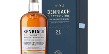 BenRiach 21 Year Old The Twenty One Speyside Single Malt Scotch Whisky 700mL - Liquorworld