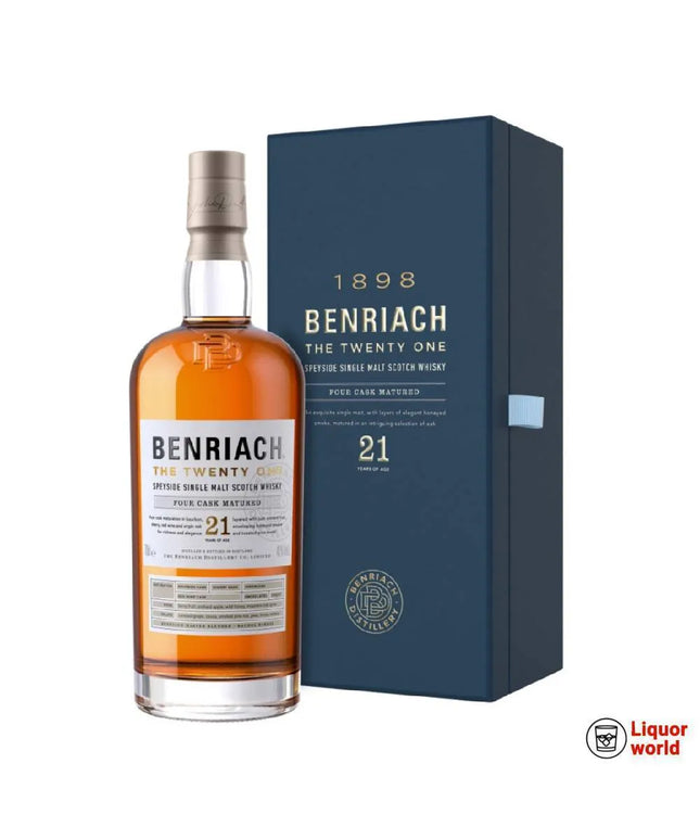 BenRiach 21 Year Old The Twenty One Speyside Single Malt Scotch Whisky 700mL - Liquorworld