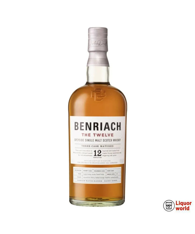 Benriach 12 Year Old Speyside Single Malt Scotch Whisky 700ml - Liquorworld