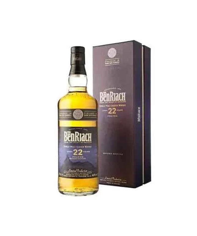 Benriach 22 Year Old  Dunder Dark Rum Finish Peated Single Malt Scotch Whisky 700ml