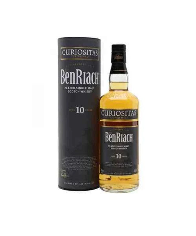Benriach Curiositas Peated 10 Year Old Single Malt Scotch Whisky (700ml)