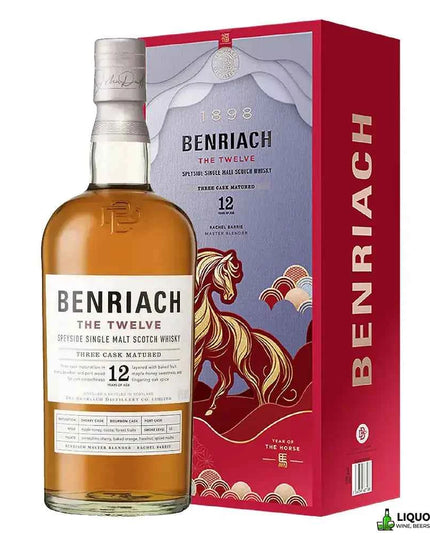 Benriach 12 Year Old Lunar New Year Horse Limited Edition Single Malt Scotch Whisky 700mL