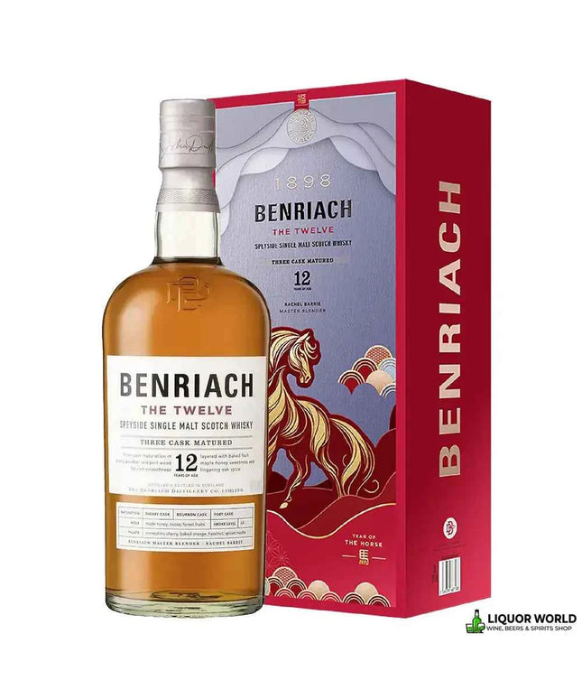 Benriach 12 Year Old Lunar New Year Horse Limited Edition Single Malt Scotch Whisky 700mL