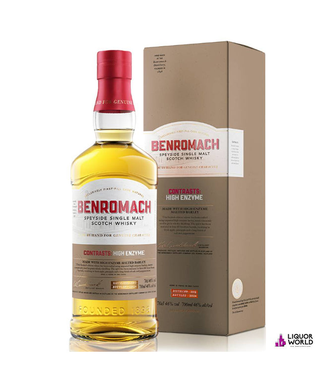 Benromach Contrasts High Enzyme Single Malt Scotch Whisky 700ml - Liquorworld