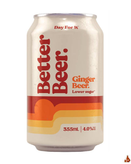 Better Beer Ginger Beer Cans 355ml (24 Pack) - Liquorworld