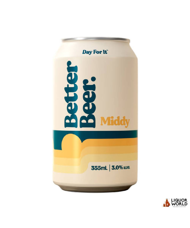 Better Beer Middy Craft Beer Cans 355ml (24 Pack) - Liquorworld