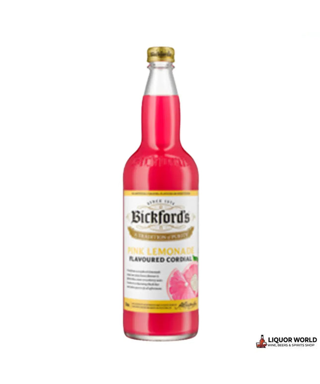 Bickfords Pink lemonade Cordial 750ml