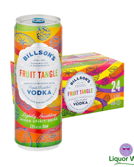 Billson's Fruit Tangle & Vodka 6 x 4 Pack 355mL Cans - Liquorworld