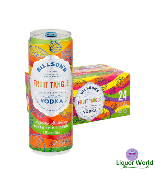 Billson's Fruit Tangle & Vodka 6 x 4 Pack 355mL Cans - Liquorworld