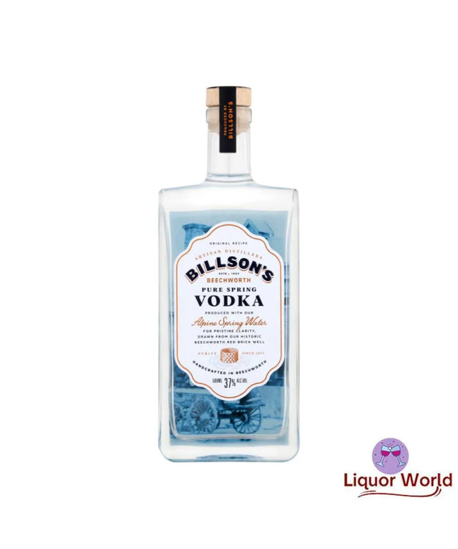 Billson's Pure Spring Vodka Spirit 500ml - Liquorworld