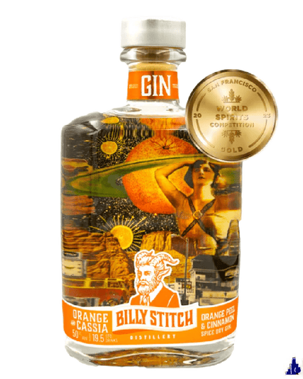 Billy Stitch Distillery Orange and Cassia Gin 750mL - Liquorworld