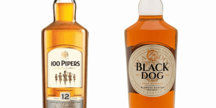Black Dog Triple Gold Reserve & 100 Pipers 12YO Whisky–2 Bottle Combo - Liquorworld