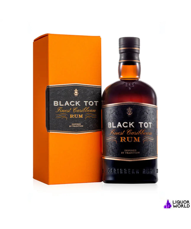 Black Tot Finest Caribbean Rum with Gift Box 700ml - Liquorworld