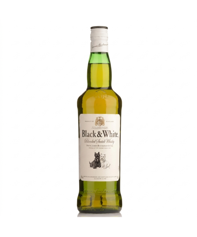 Black & White Blended Scotch Whisky 750ml