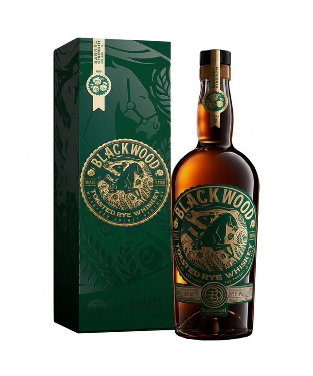 Blackwood 7 Year Old Toasted Barrel Strength Batch #3 American Straight Rye Whiskey 750mL