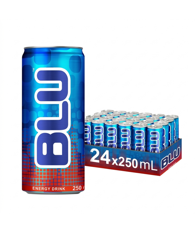 Blu Energy Drink Classic 250ml (24 Pack)
