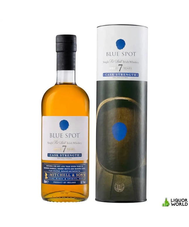 Blue Spot 7 Year Old Cask Strength Single Pot Still Irish Whiskey 700mL - Liquorworld