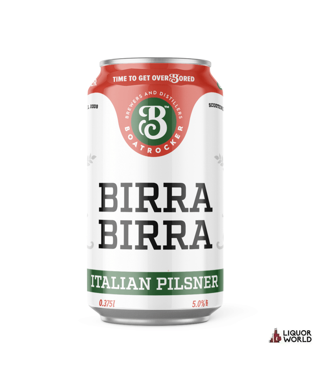 Boatrocker Birra Birra Italian Pilsner Beer Cans 375ml (24 Pack) - Liquorworld