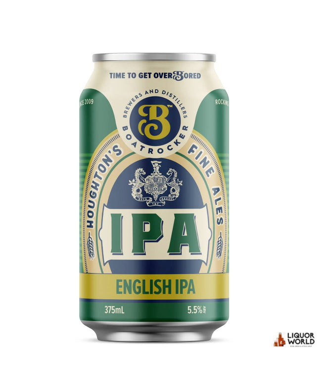 Boatrocker Houghton's English Ipa Craft Beer Cans 375ml (24 Pack) - Liquorworld