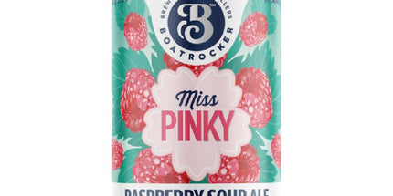 Boatrocker Miss Pinky Raspberry Sour Craft Beer Cans 375ml (24 Pack) - Liquorworld